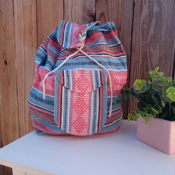 hippie backpack purse